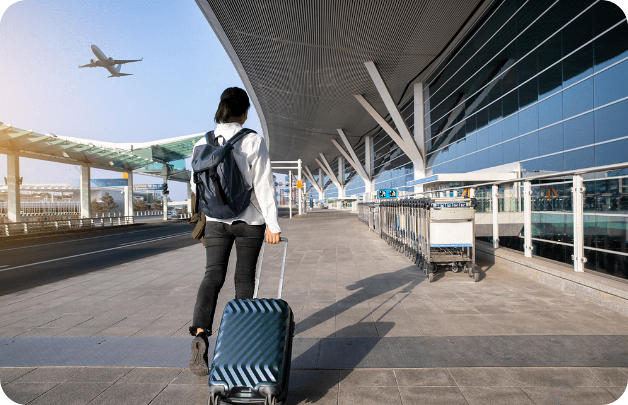 De l’aéroport jusqu’à Séoul