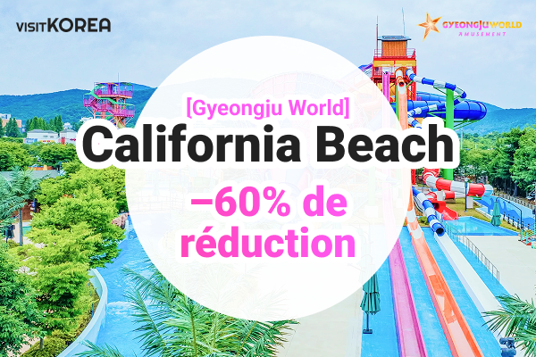 [Gyeongju World] California Beach  Coupon –60 %